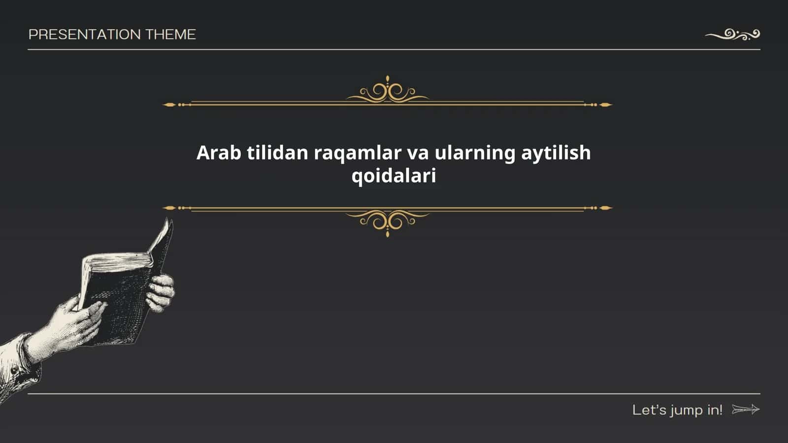 Arab tilidan raqamlar va ularning aytilish qoidalari