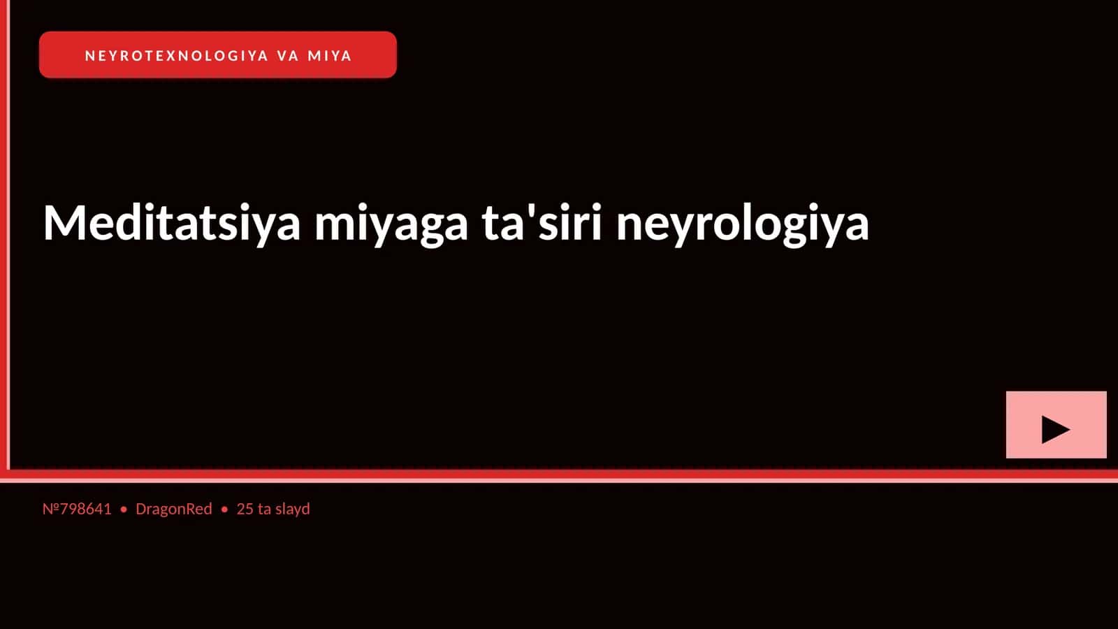 NEYROTEXNOLOGIYA VA MIYA