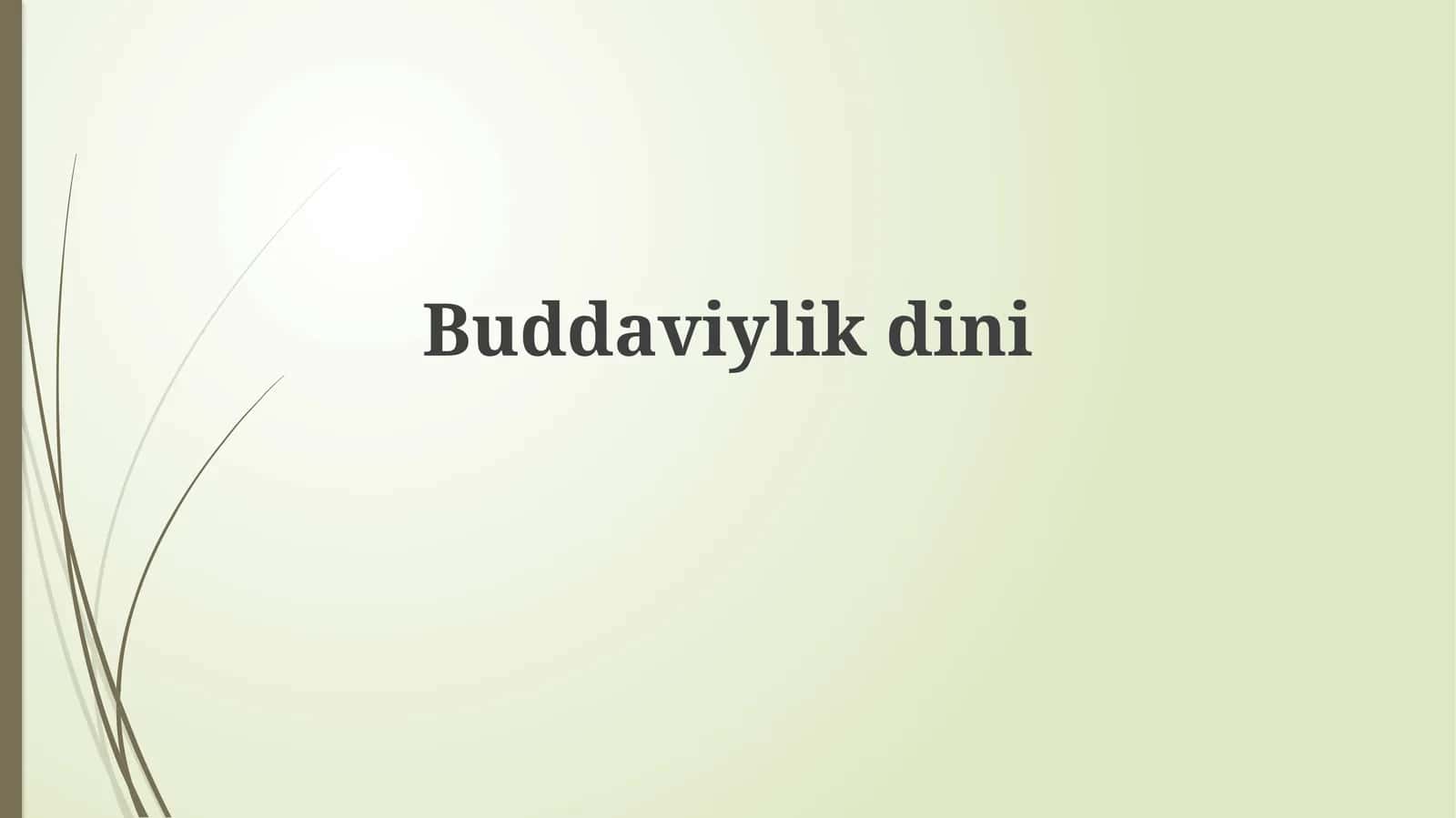 Buddaviylikdini