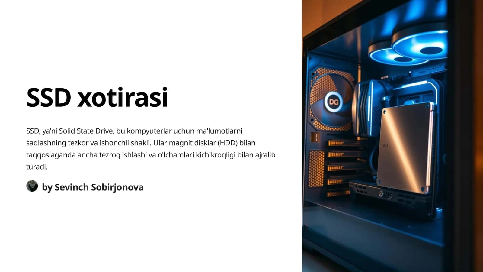 SSD xotirasi