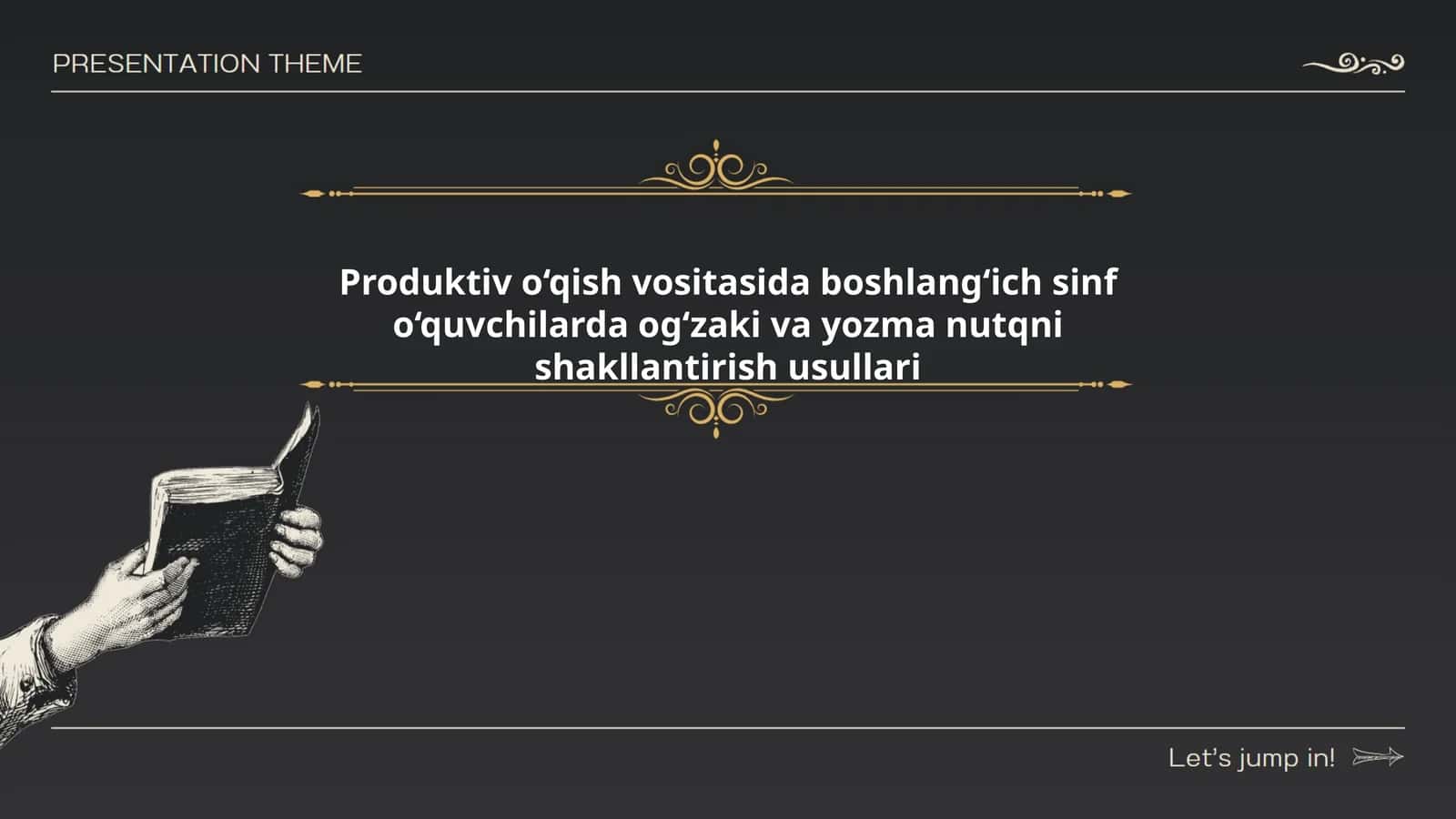 Og'zaki va yozma nutqni shakllantirish usullari