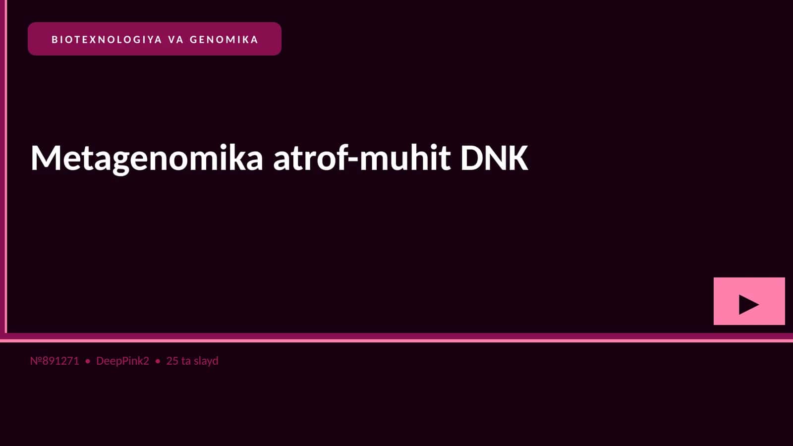 Metagenomika atrof-muhit DNK