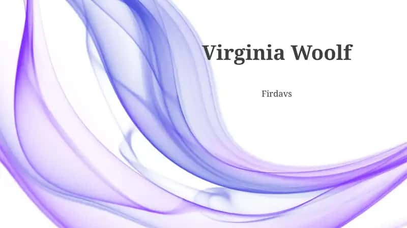 Virginia Woolf