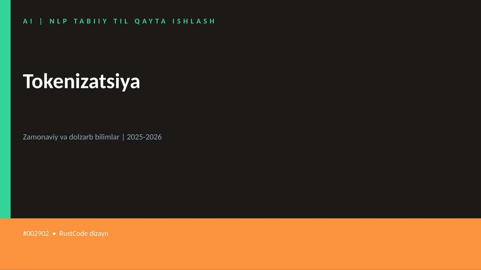 Tokenizatsiya