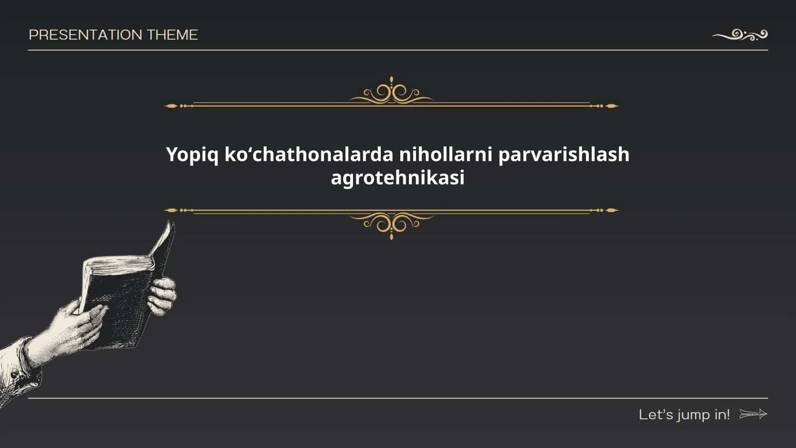 Yopiq koʻchathonalarda nihollarni parvarishlash agrotehnikasi