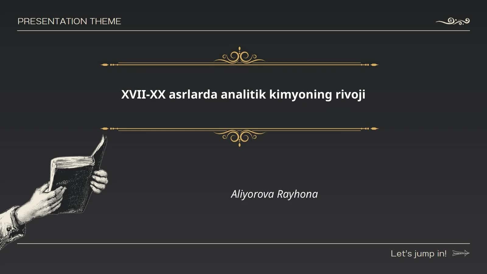 XVII-XX asrlarda analitik kimyoning rivoji