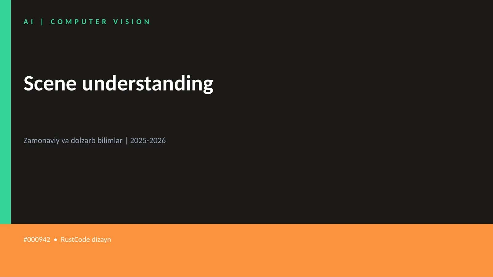 Scene understanding