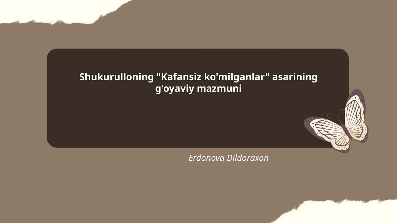 Kafansiz ko'milganlar