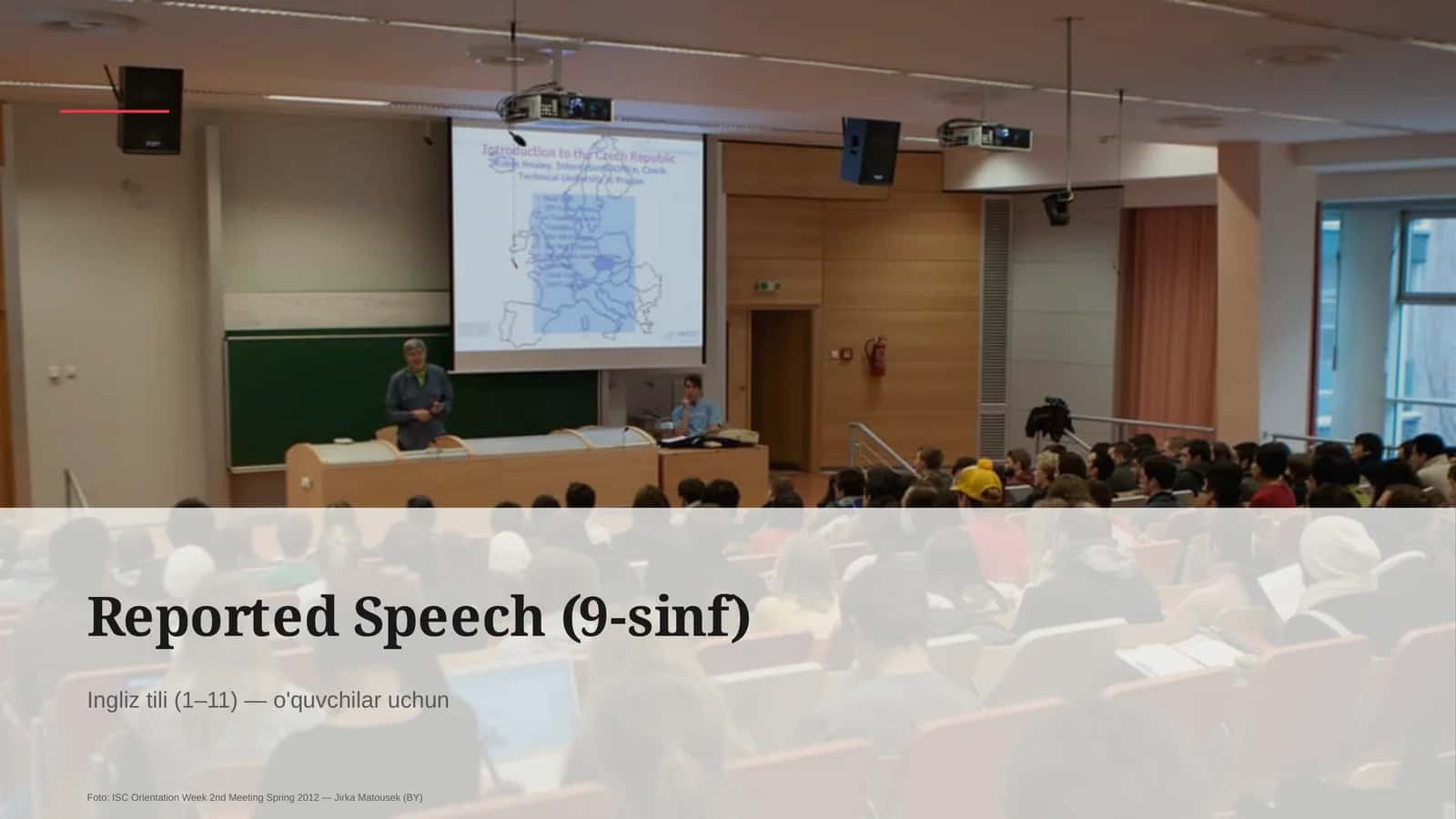 Reported Speech (9-sinf)
