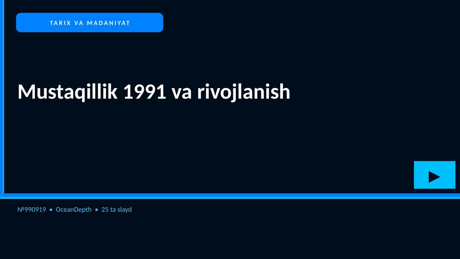 Mustaqillik 1991 va rivojlanish