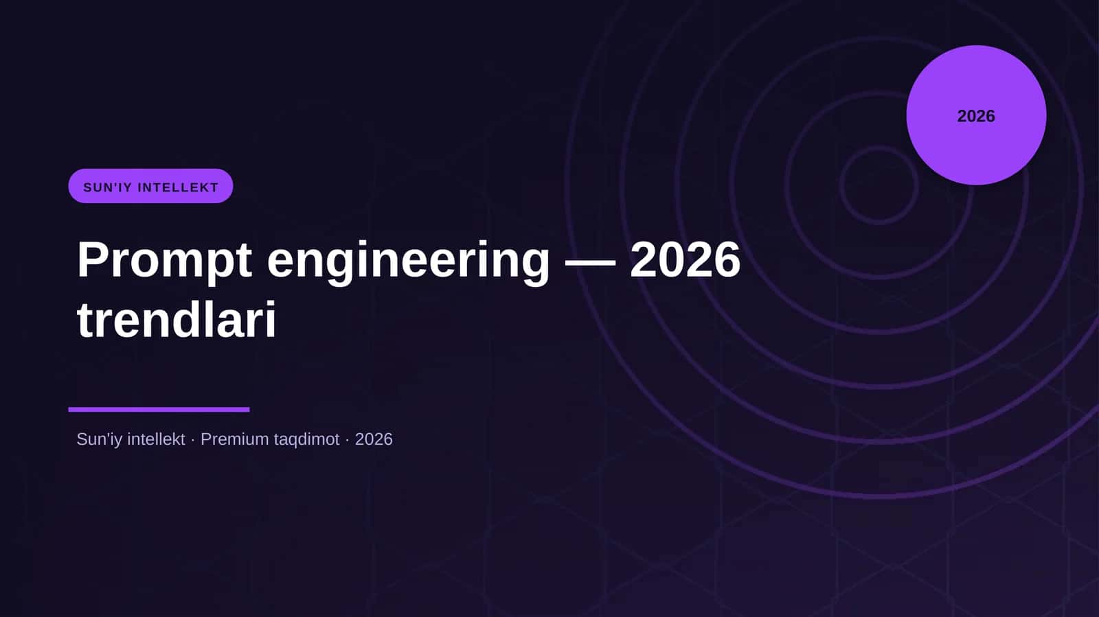 Prompt engineering — 2026 trendlari