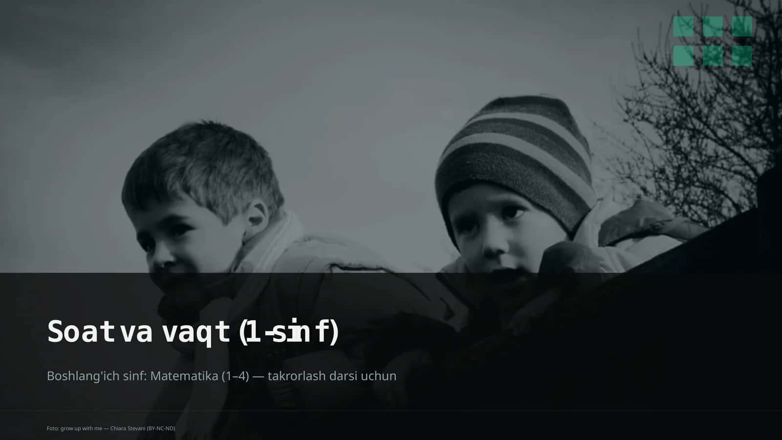Soat va vaqt (1-sinf)
