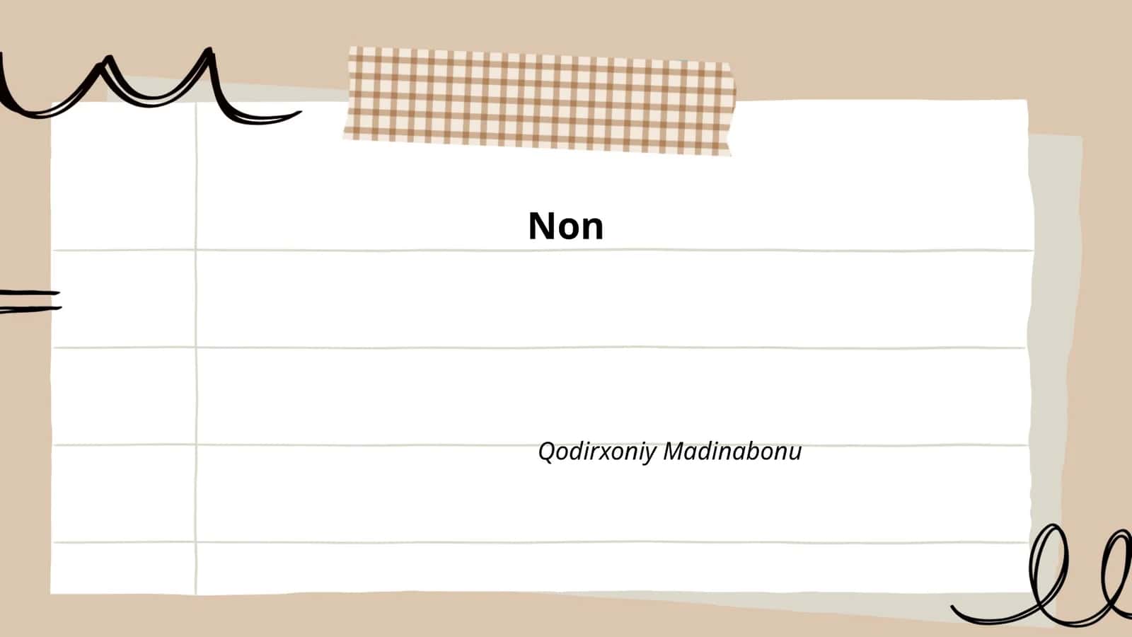 Noma’lumlik va statistika