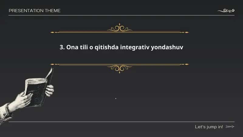 Ona tili o qitishda integrativ yondashuv