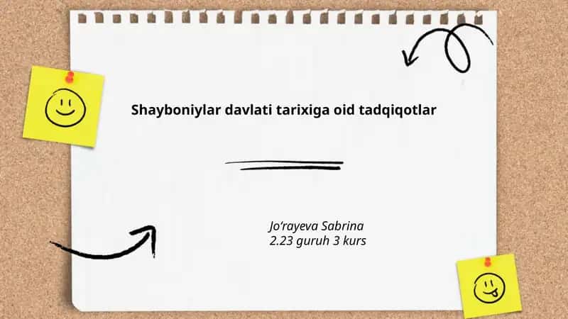Shayboniylar davlati tarixiga oid tadqiqotlar