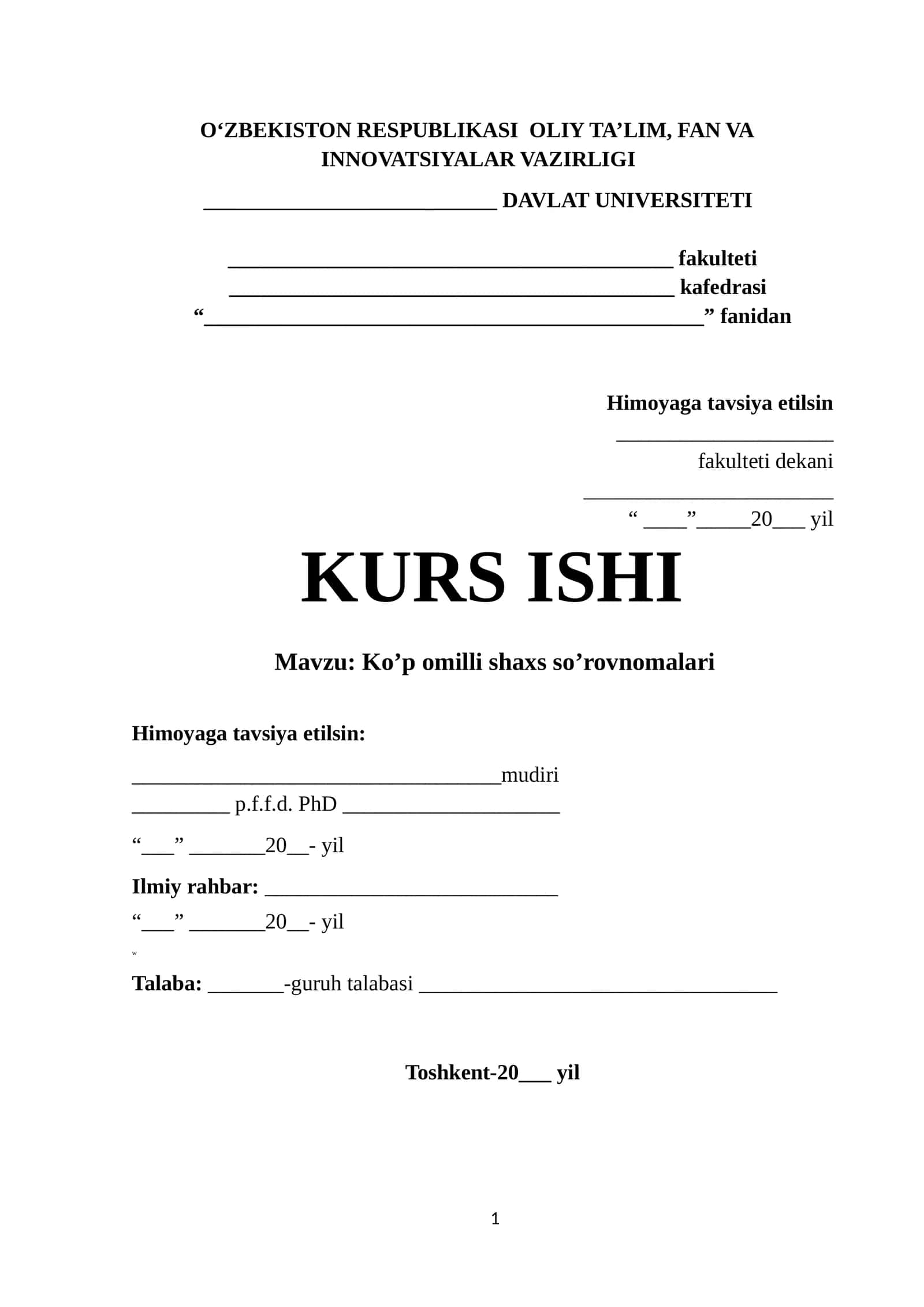 Ko'p omilli shaxs so’rovnomalari