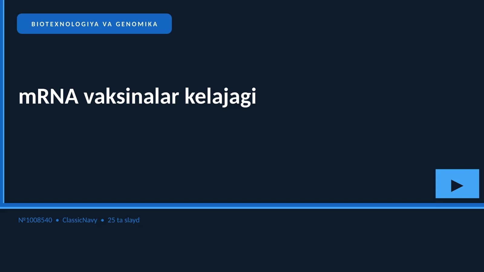 mRNA vaksinalar kelajagi