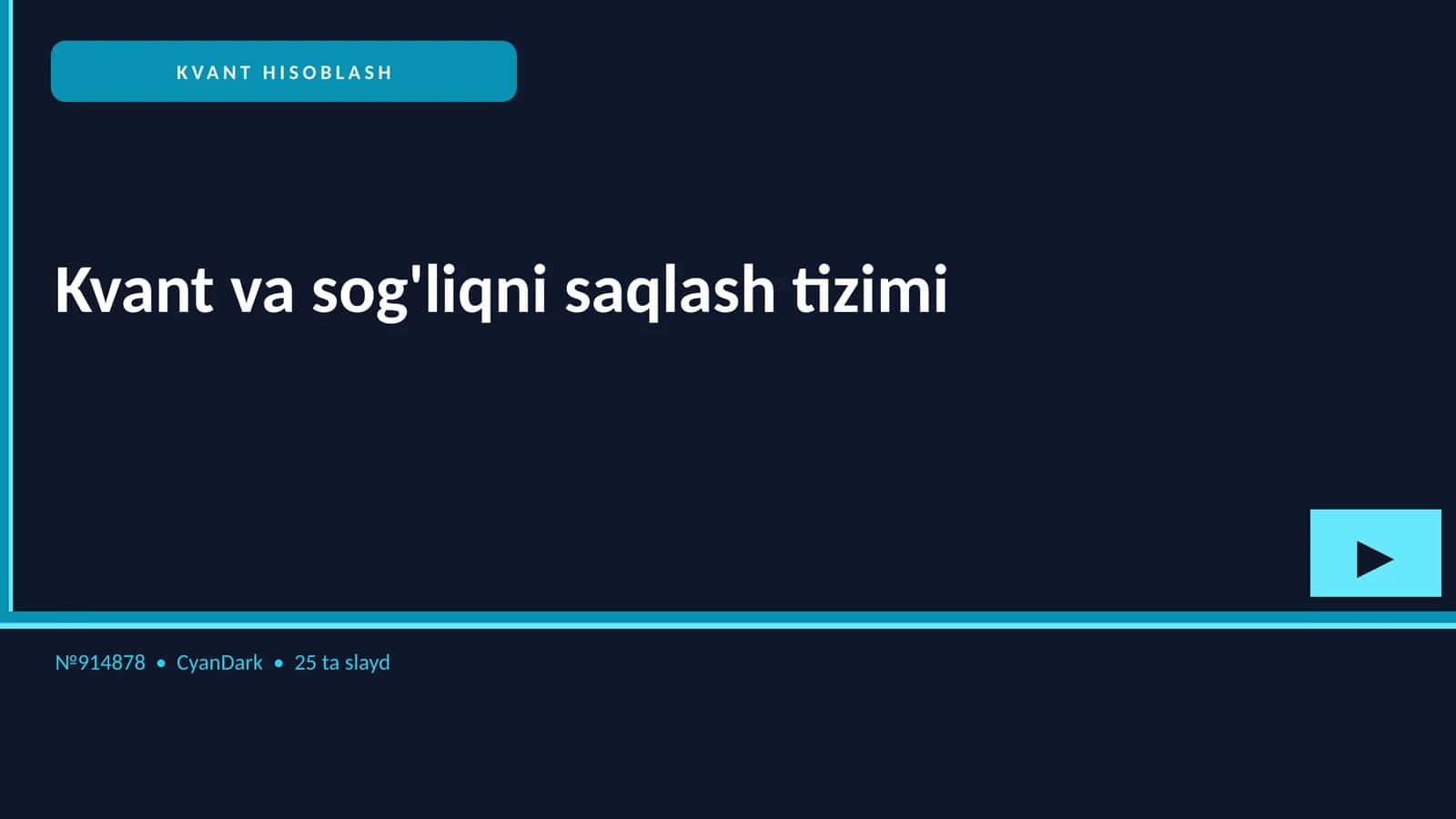 KVANT HISOBLASH