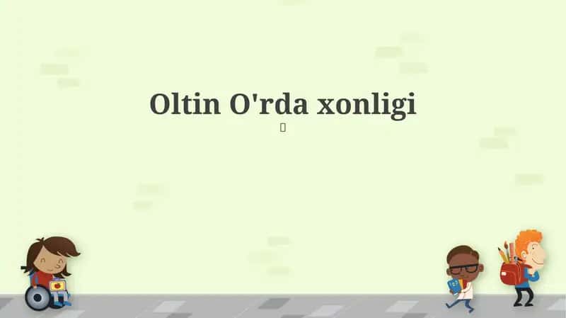 Oltin O'rda xonligi