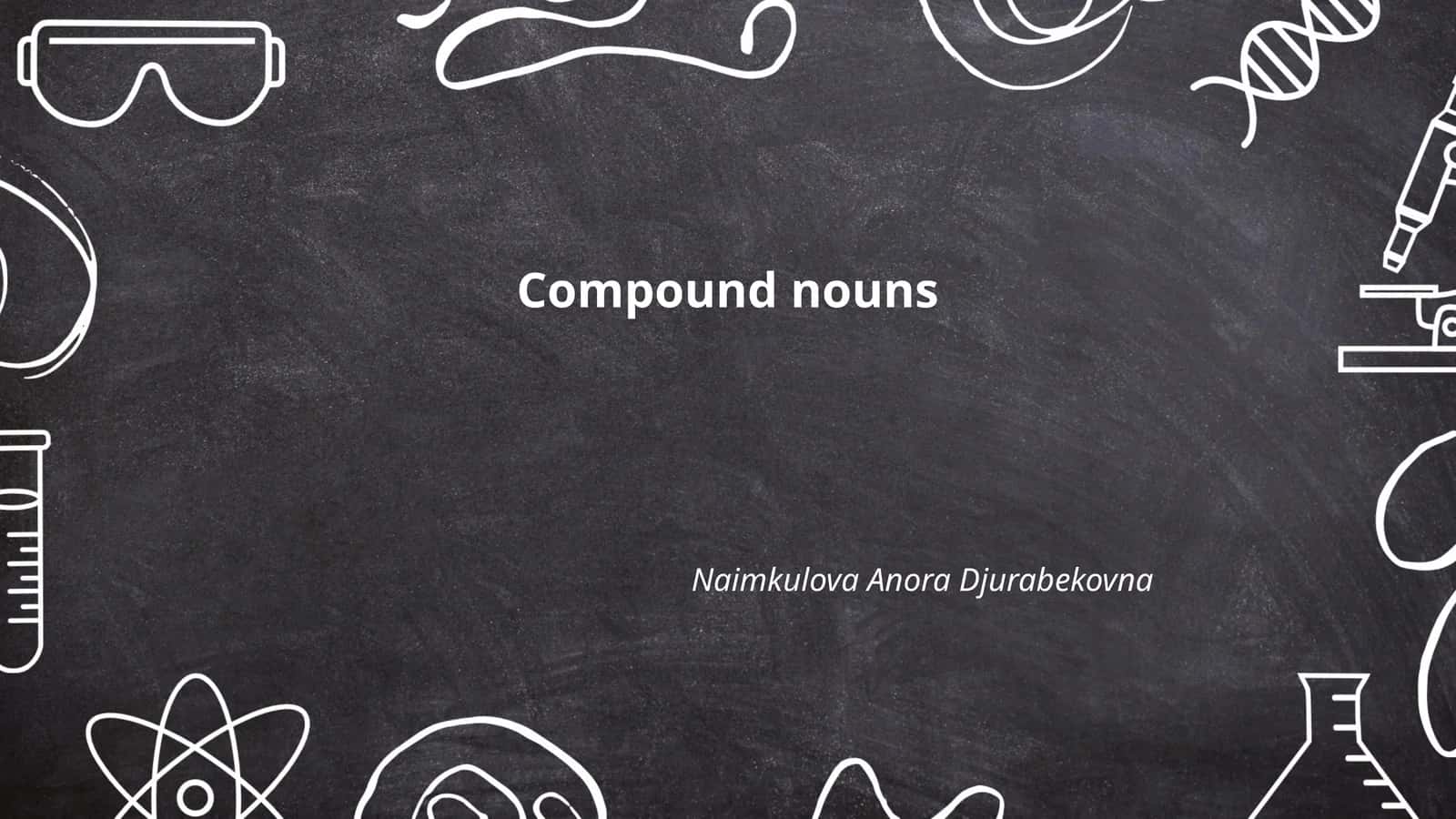 Compound nouns