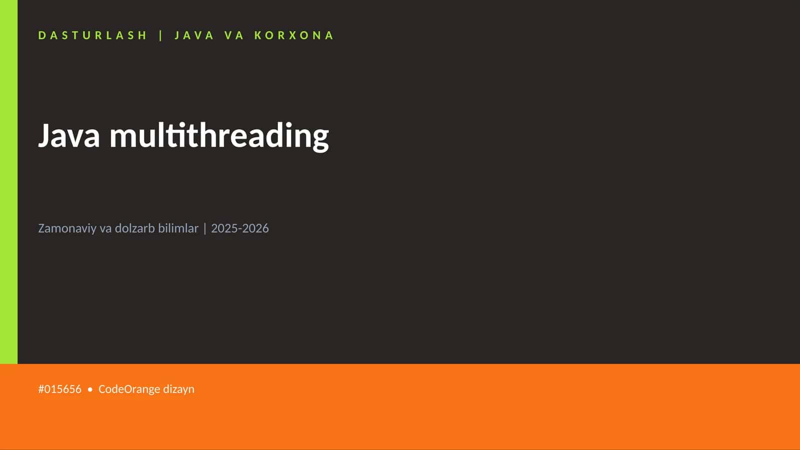 Java multithreading