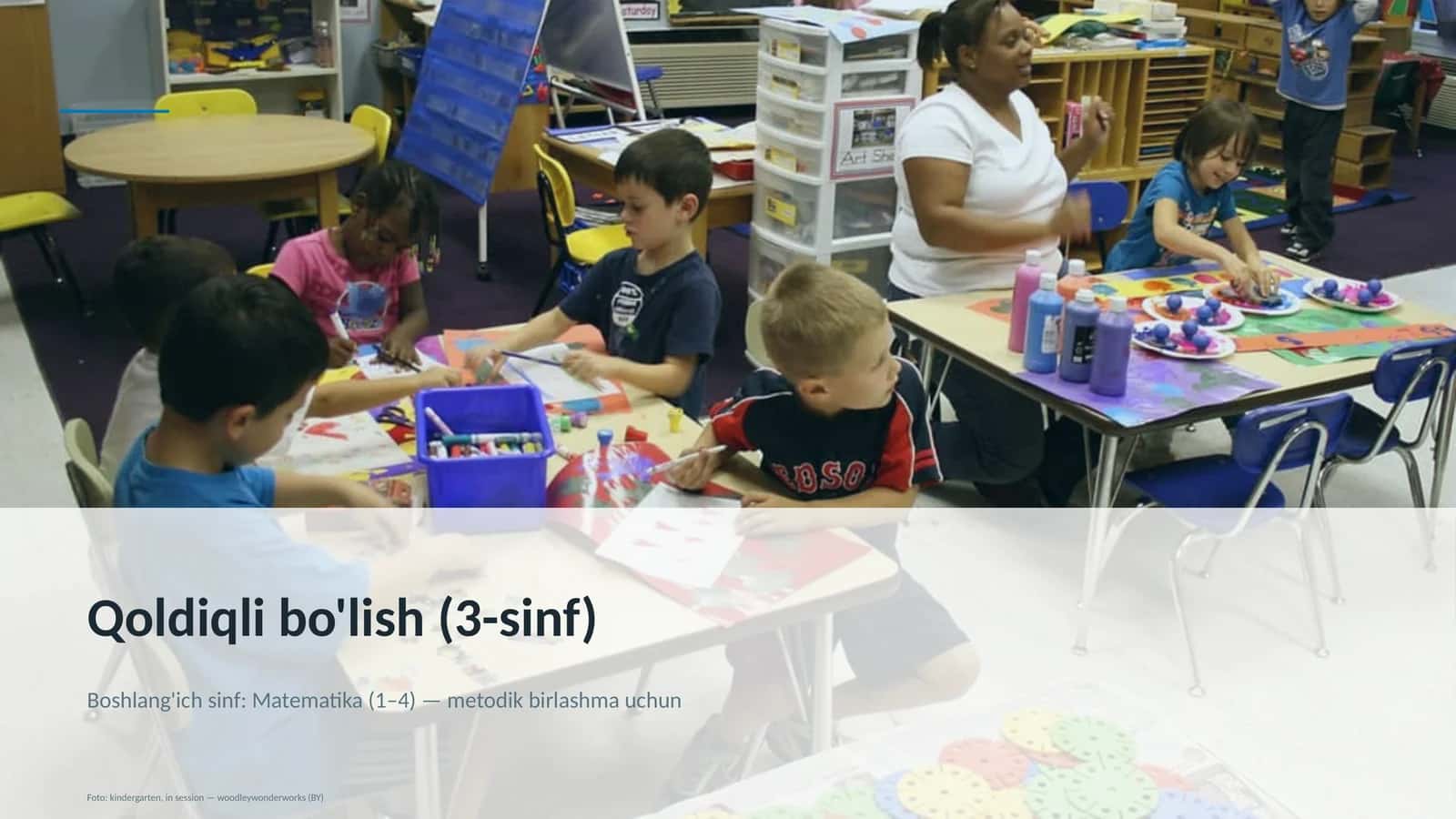 Boshlang'ich sinf: Matematika (1–4) — metodik birlashma uchun