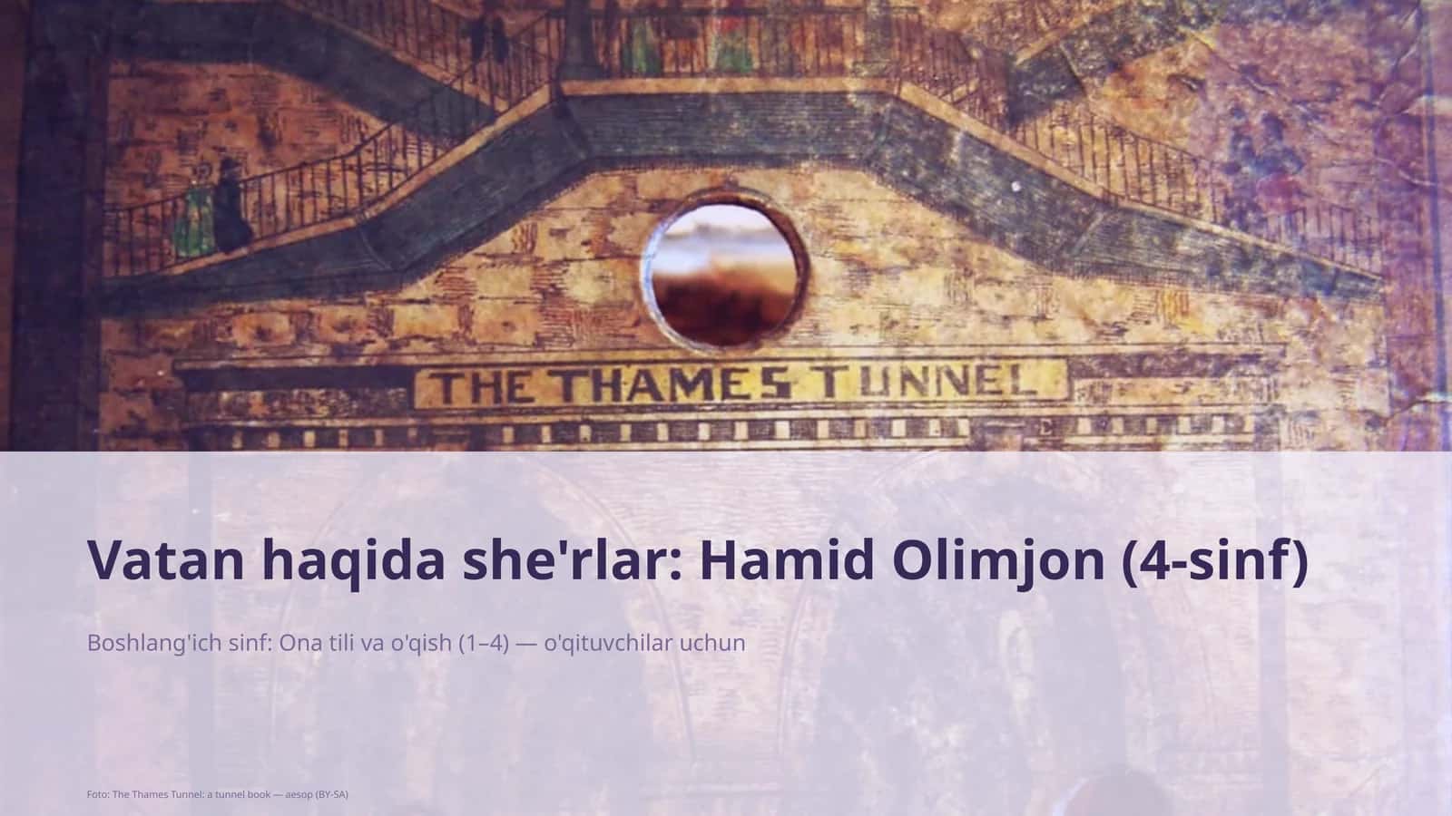 Vatan haqida she'rlar: Hamid Olimjon (4-sinf)
