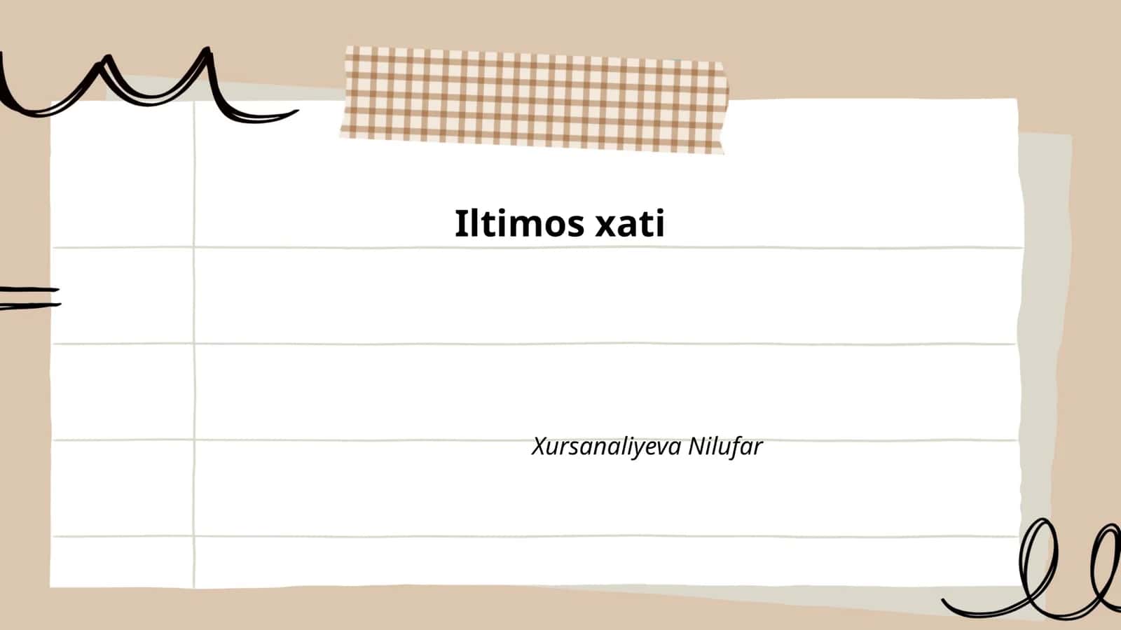 Iltimos xati