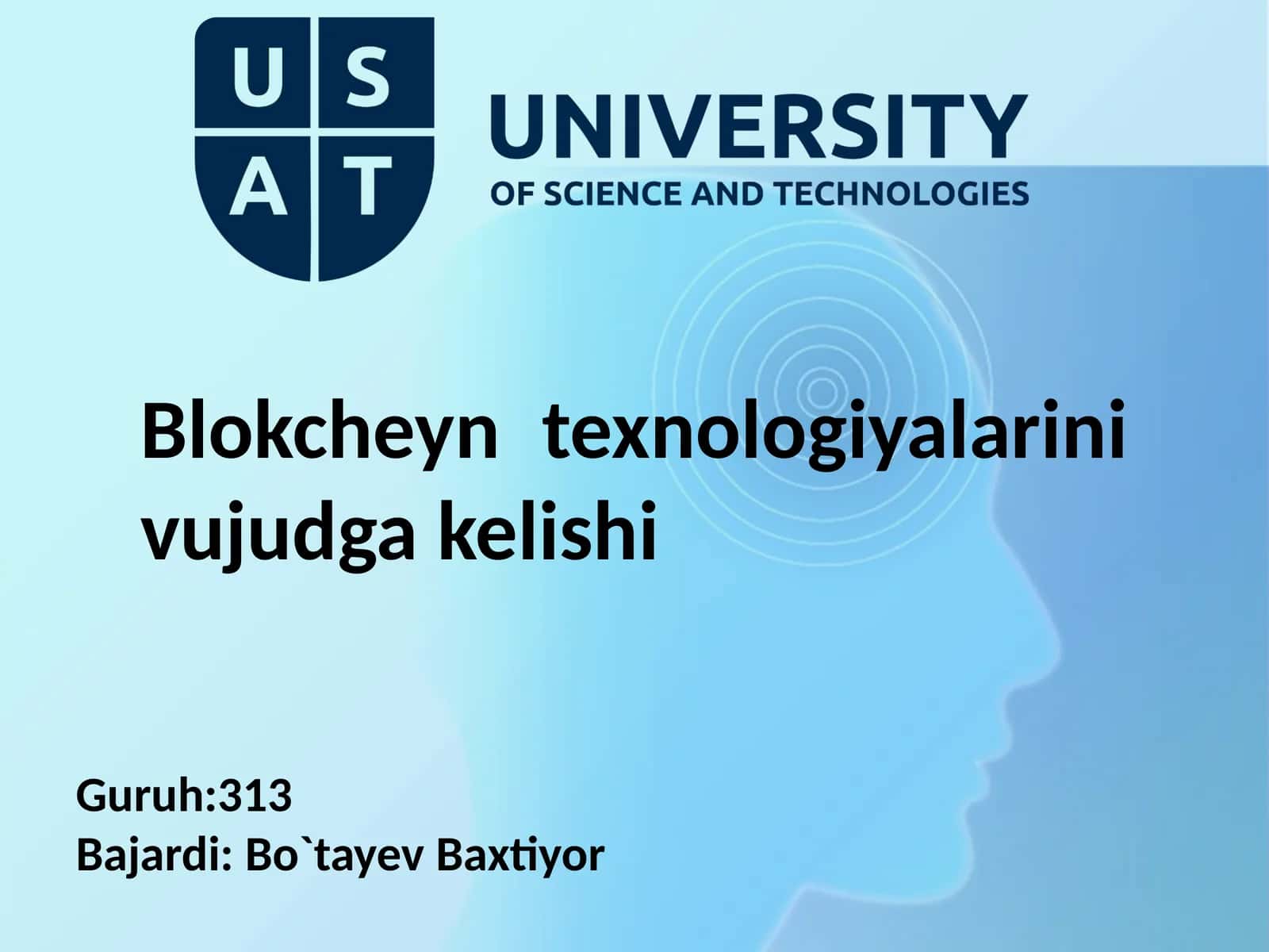 Blokcheyntexnologiyalarinivujudgakelishi