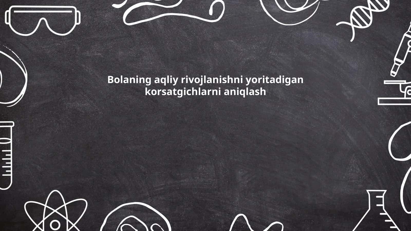 Bola nutqining rivojlanishi