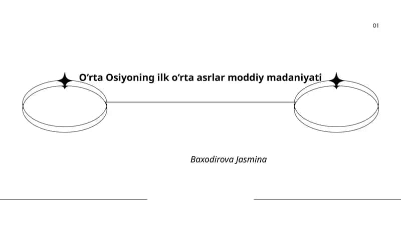 O‘rta Osiyoning ilk o‘rta asrlar moddiy madaniyati