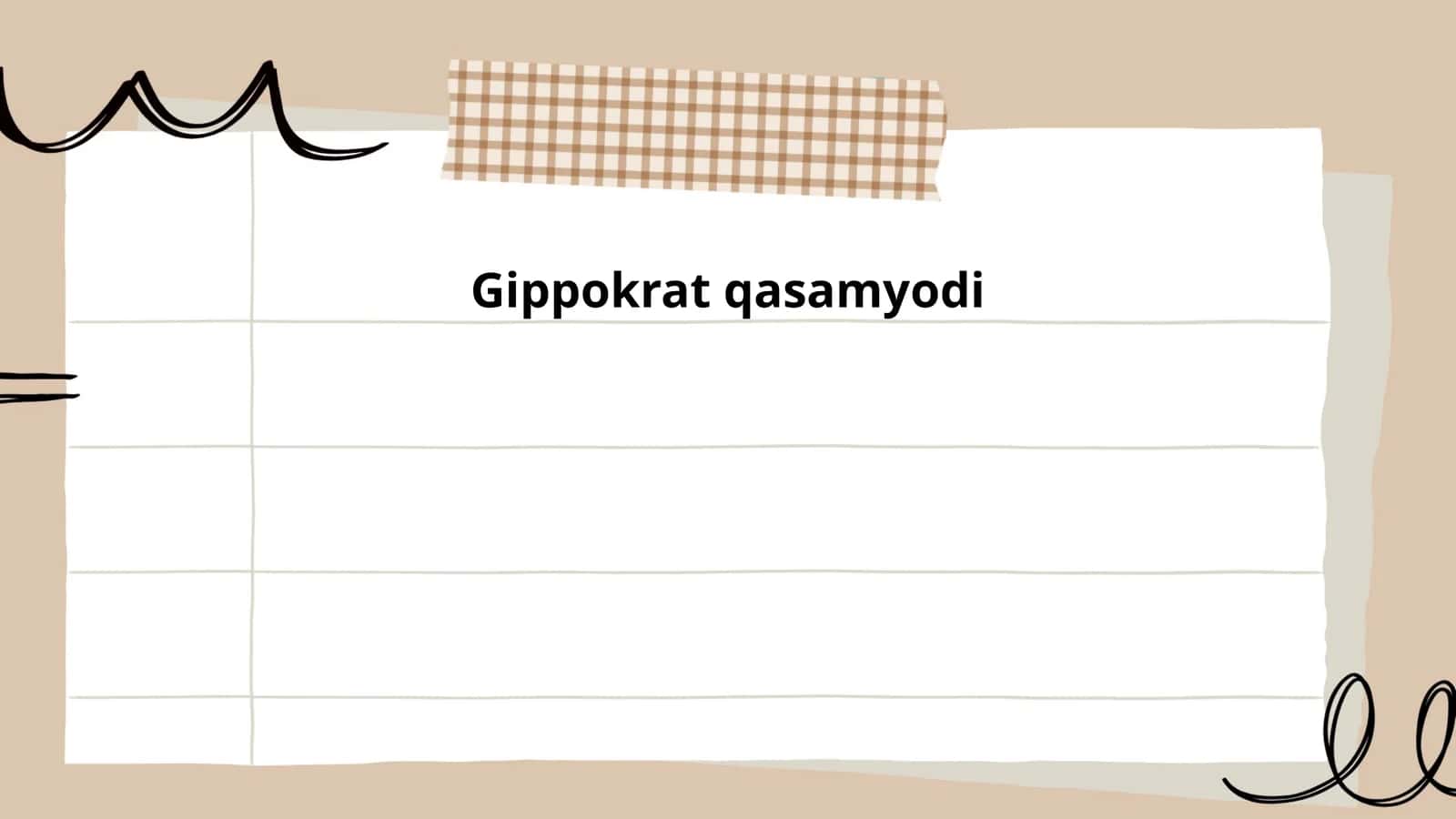 Gippokrat qasamyodi