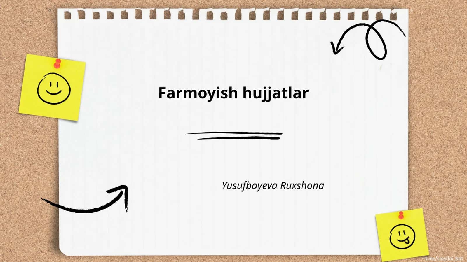 Farmoyish hujjatlar