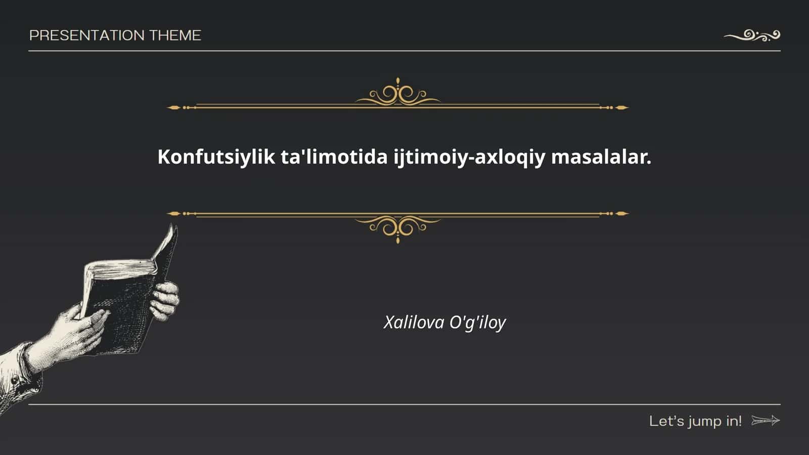Konfutsiylik ta'limotida ijtimoiy-axloqiy masalalar
