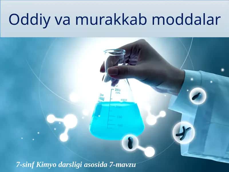 7-sinf Kimyo darsligi asosida 7-mavzu