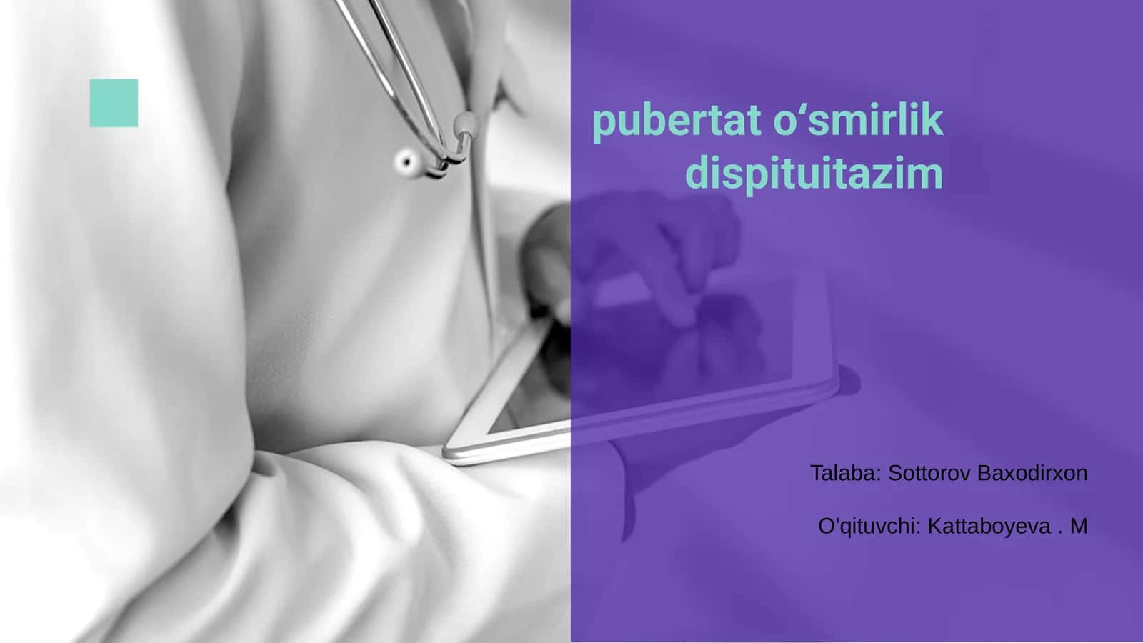 Pubertat oʻsmirlik dispituitazim