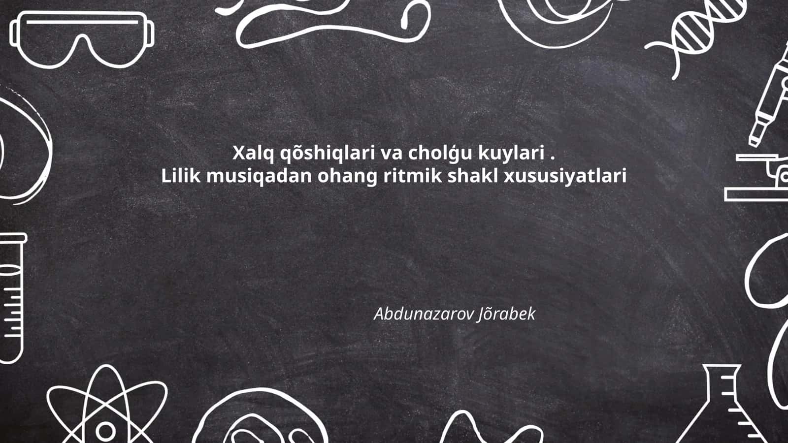 Xalq qõshiqlari va cholģu kuylari
