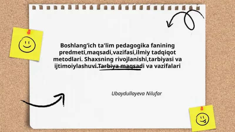 Boshlangʻich ta'lim pedagogika