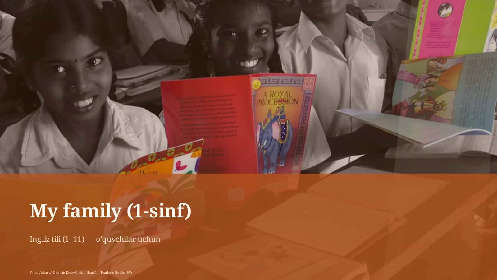 My family (1-sinf) Ingliz tili (1–11)