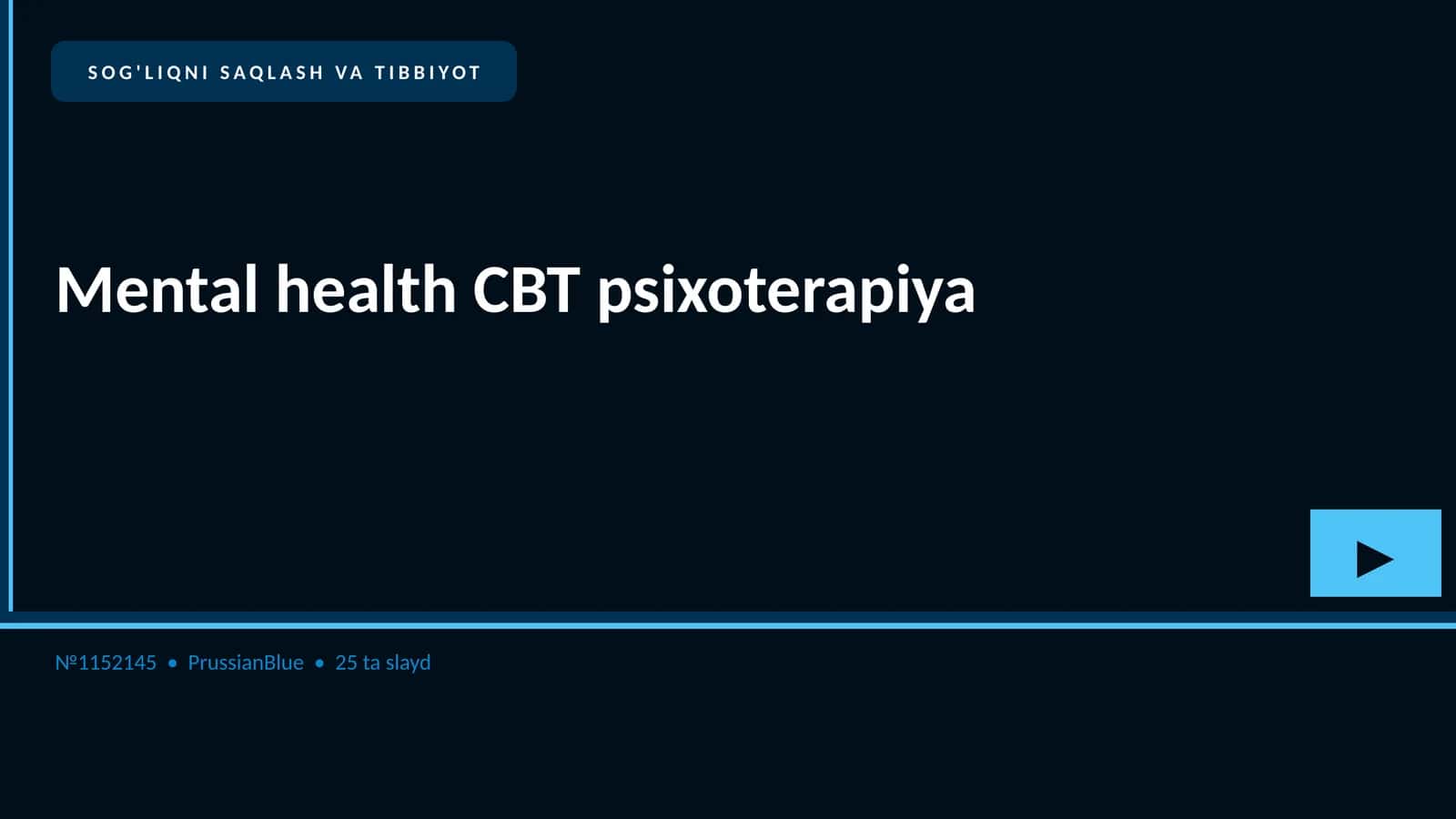 SOG'LIQNI SAQLASH VA TIBBIYOT