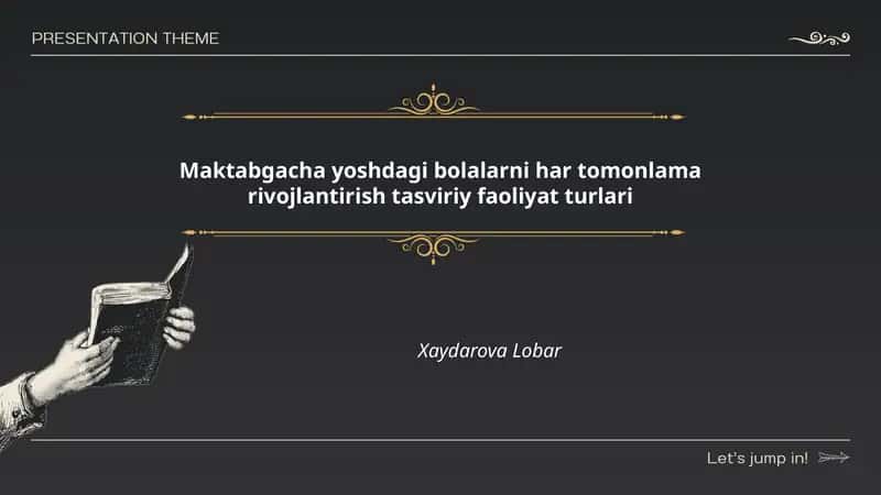 Maktabgacha yoshdagi bolalarni har tomonlama rivojlantirish tasviriy faoliyat turlari