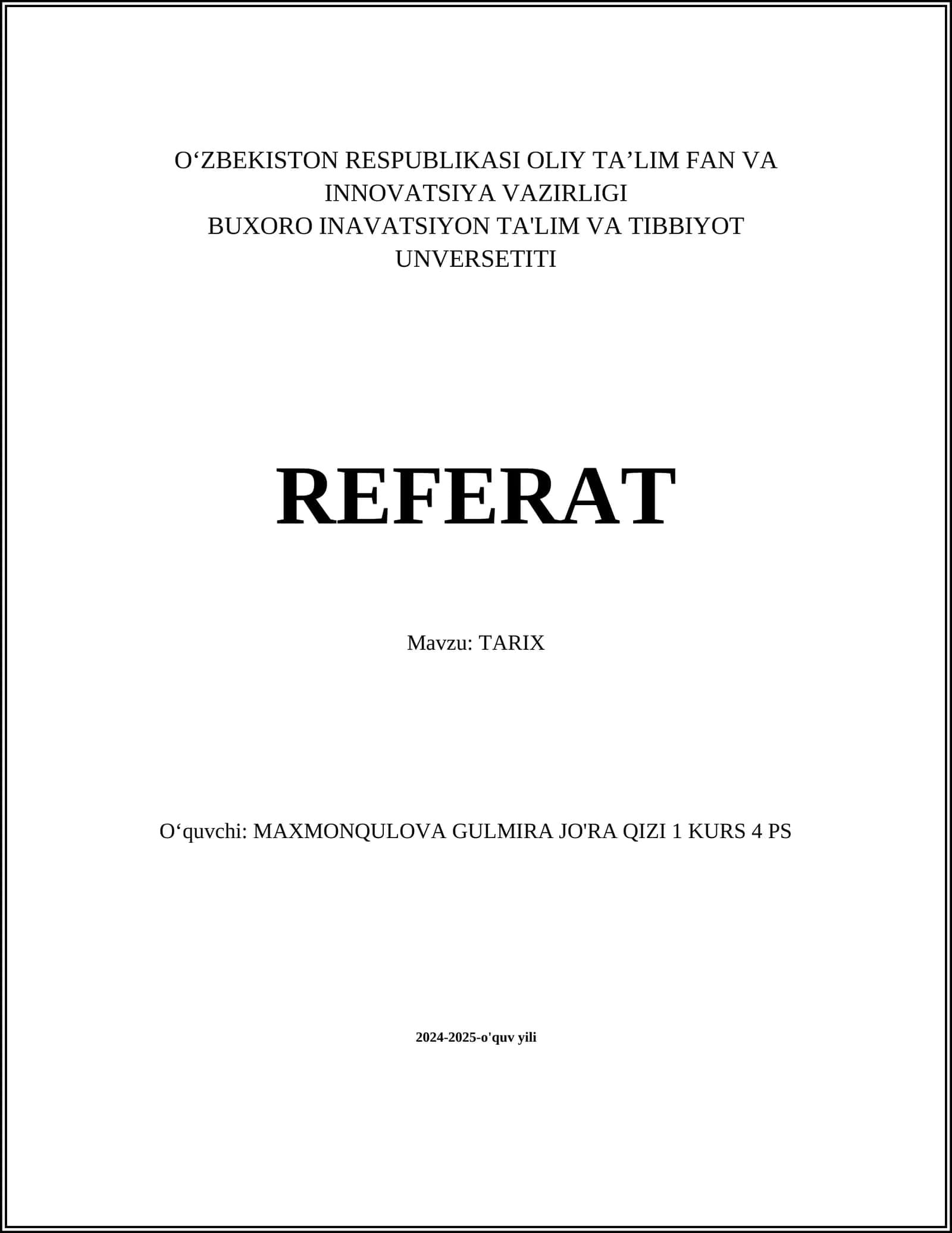TARIX