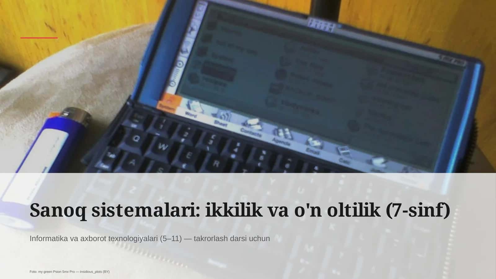 Informatika va axborot texnologiyalari (5–11) — takrorlash darsi uchun