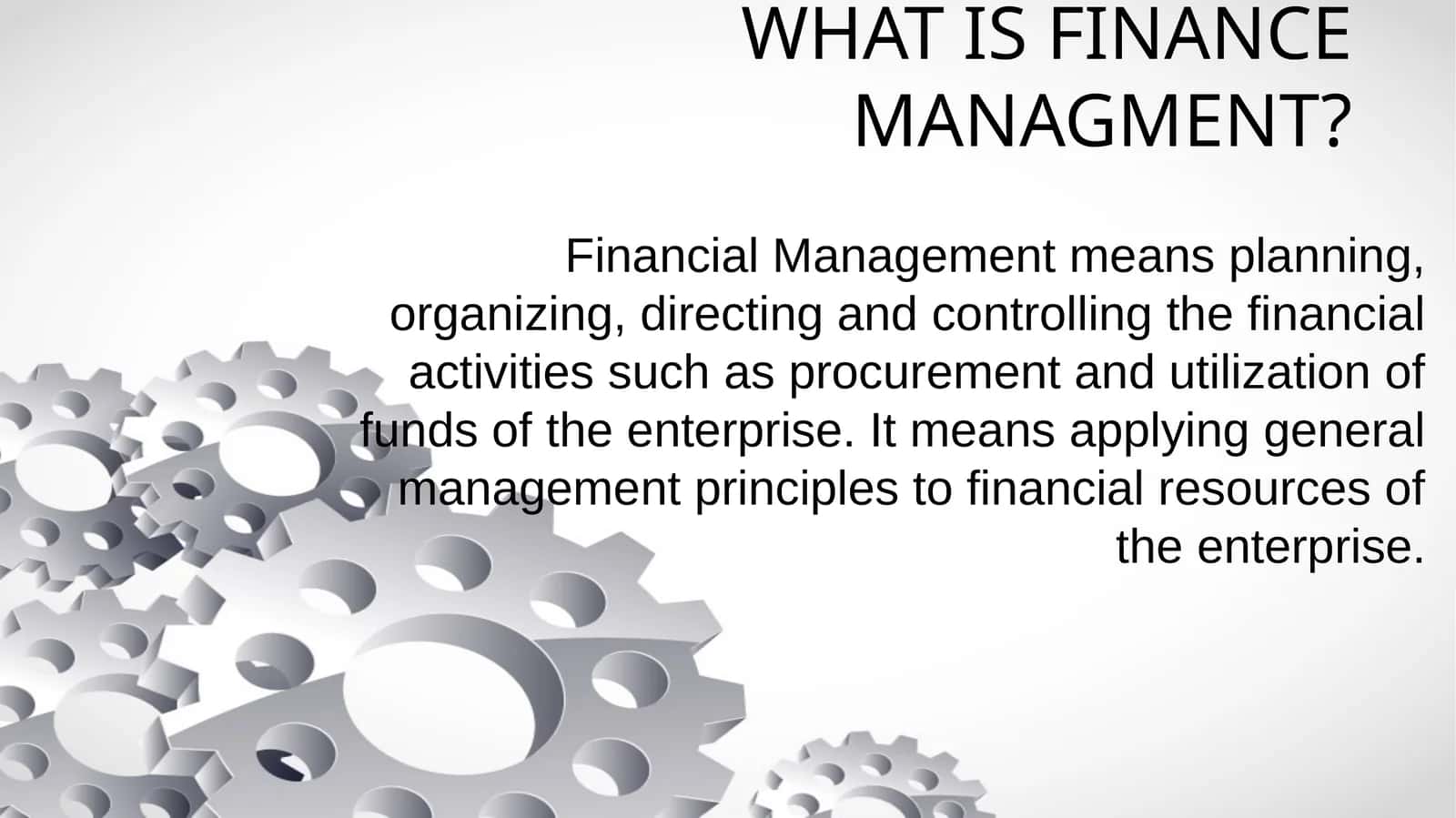 Financial Management
