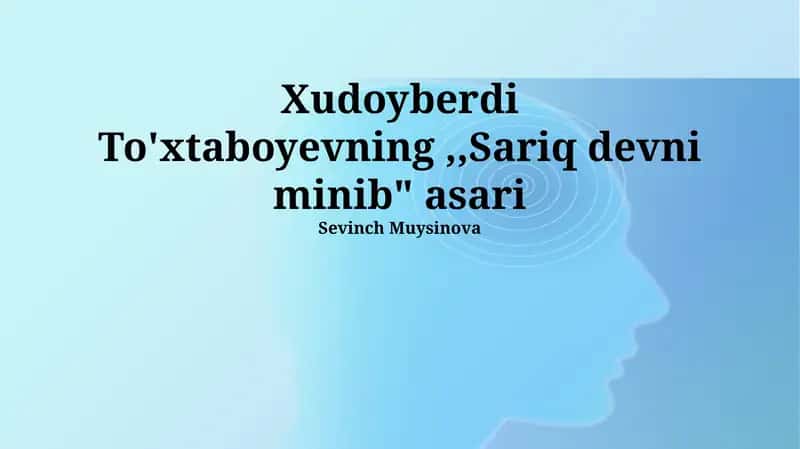 Sariq devni minib