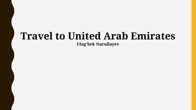 Planning Your UAE Adventure: Visa, Transportation & Budget