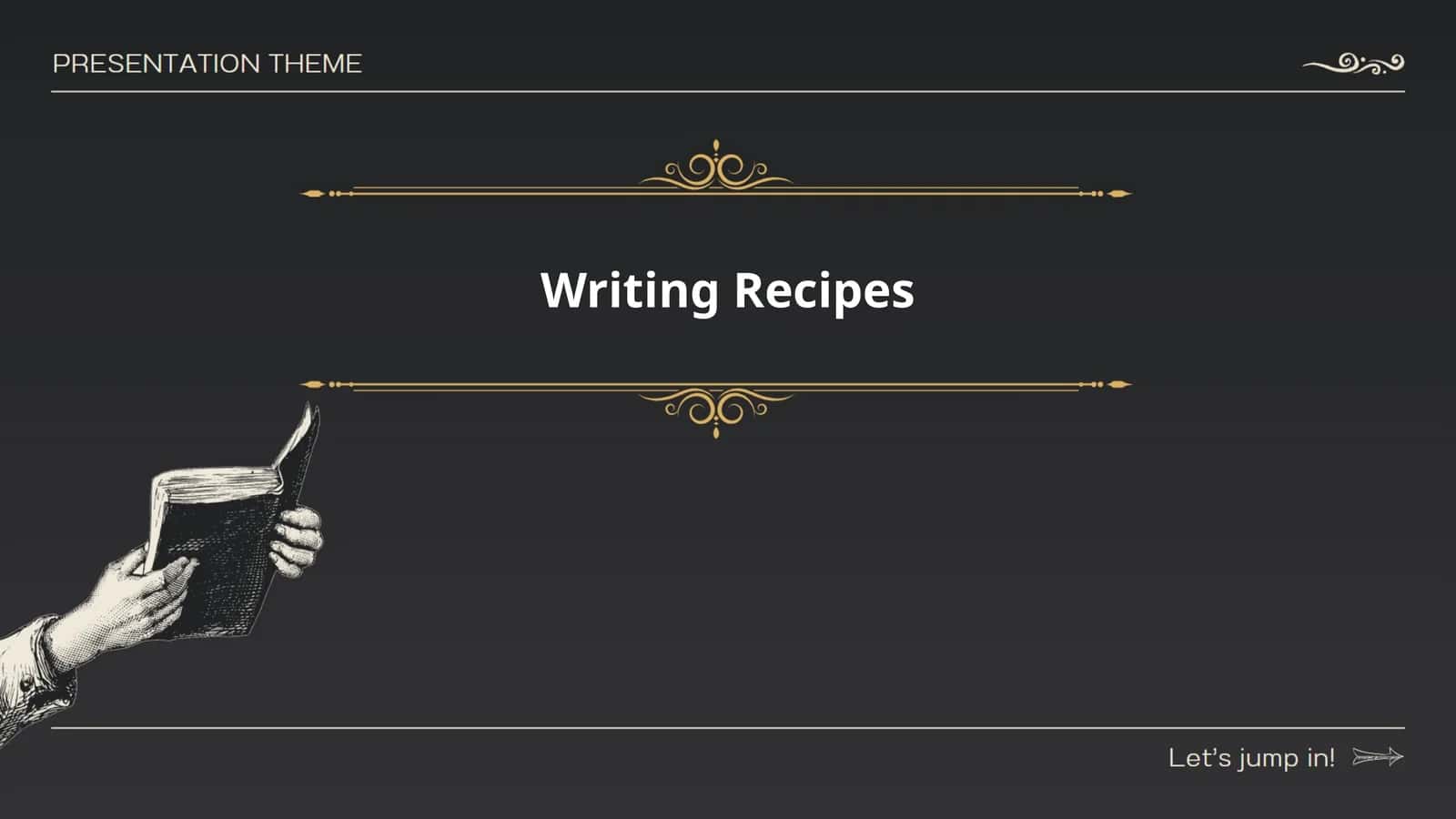 Writing Recipes