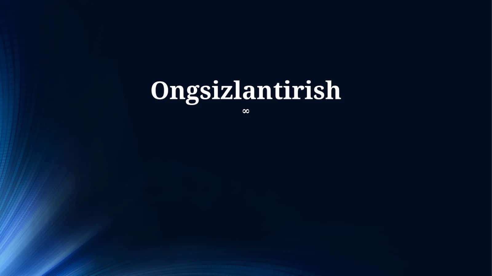Ongsizlantirish