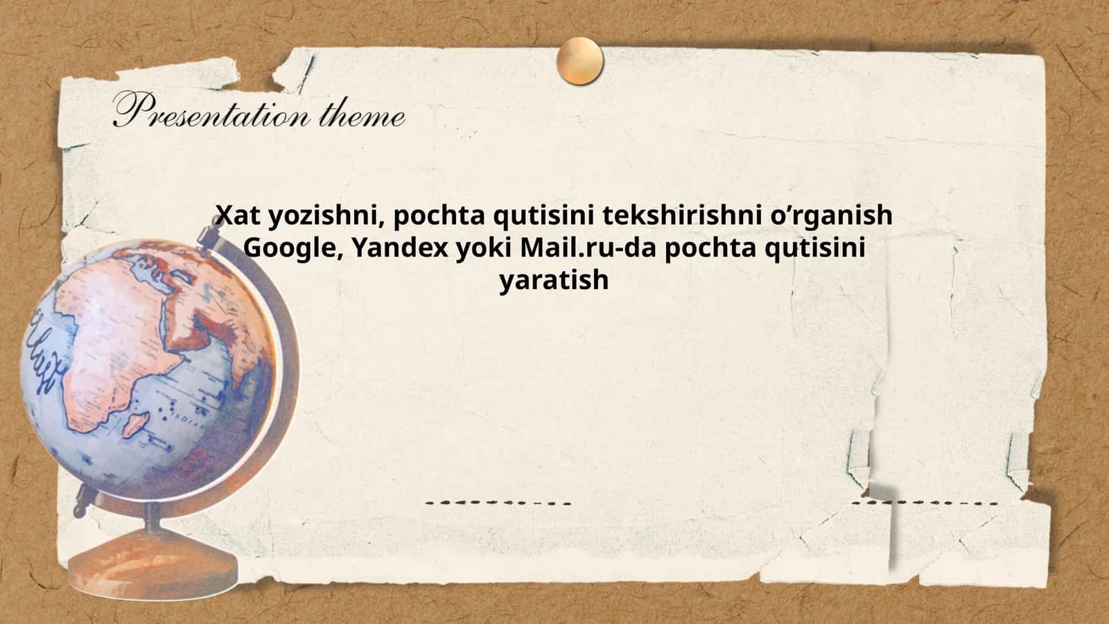 Xat yozishni o‘rganish