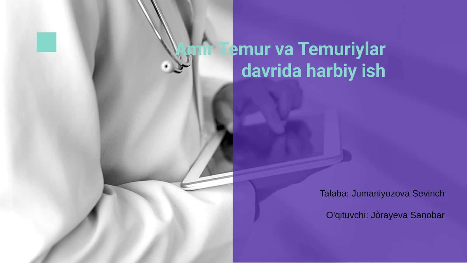 Amir Temur va Temuriylar davrida harbiy ish